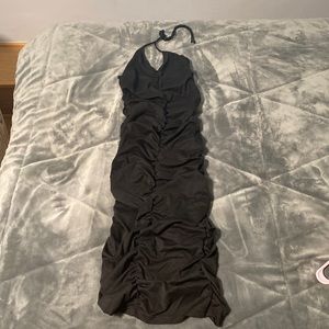 Never been worn before women’s black ruffled dress